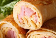 ham and cheese pancakes