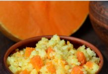 Loose millet porridge with pumpkin