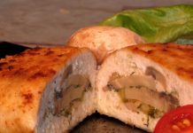 Juicy Chicken Cutlets with Mushroom Filling