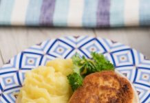 escalopes de poulet au fromage et aux herbes