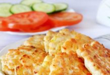 Chopped chicken cutlets with mayonnaise