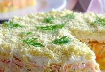 puff salad with carrots