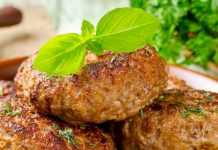 polpette di manzo tritate